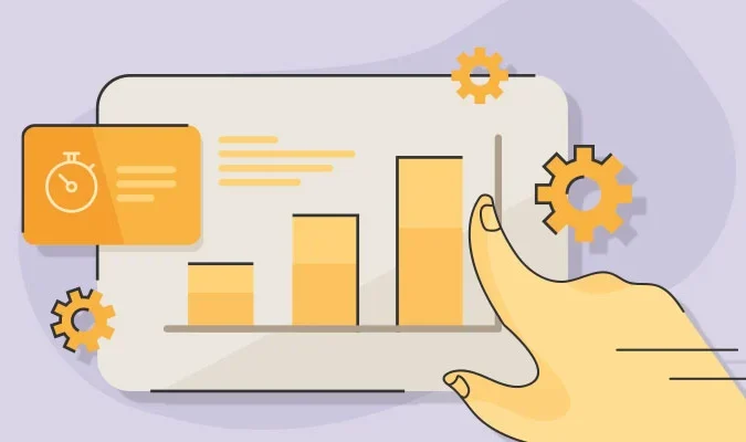 Ilustração sobre métricas de marketing