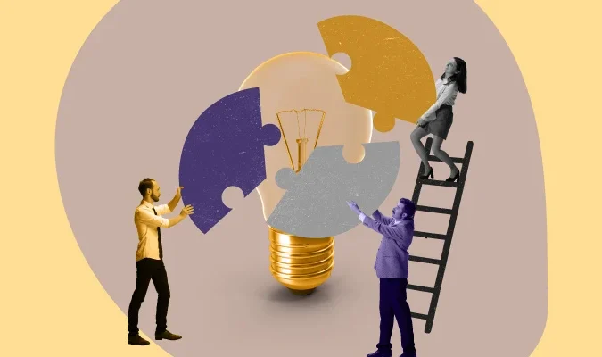 Ilustração sobre segmentação de mercado