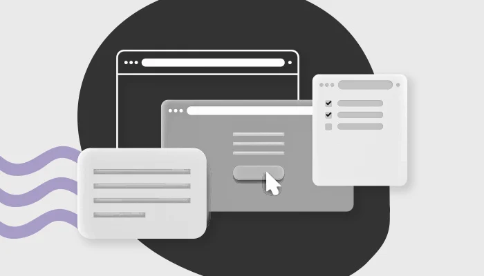Diversas páginas da web abertas em diferentes dispositivos.