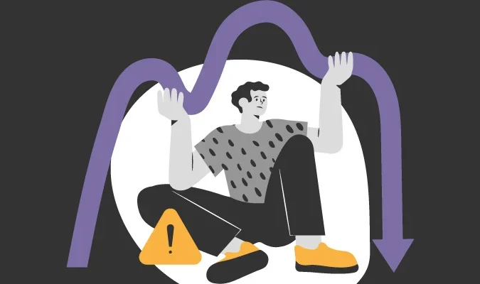Ilustração de um homem para representar as penalizações do Google