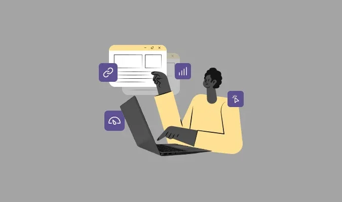 Ilustração de um homem achando um site por causa do SEO local bem aplicado