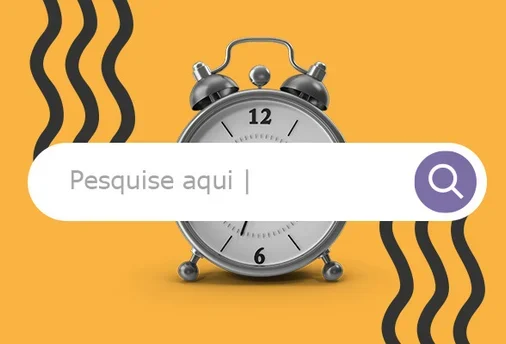 Ilustração de uma barra de busca para representar a importância das ferramnetas de SEO