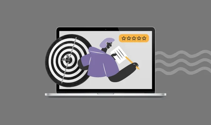 ILustração sobre SEO e marketing de conteúdo
