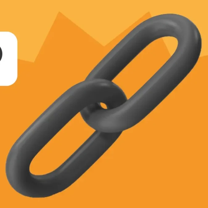 Ilustração de uma corrente para representar link building