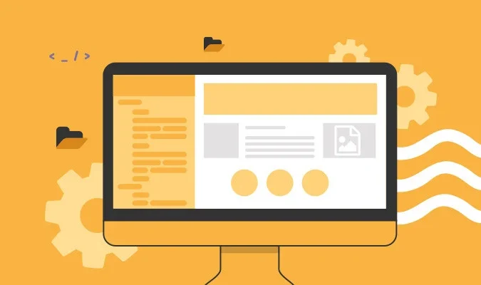 Ilustração de um CMS