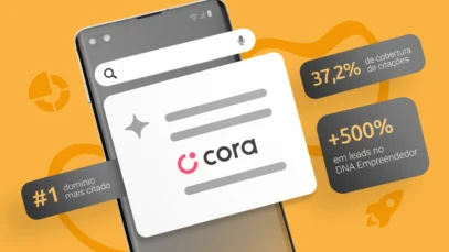 Como a Cora se tornou o domínio mais citado pelas IAs sobre finanças para empresas